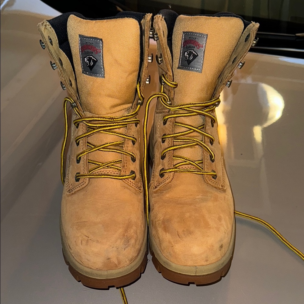 Tan Work Boots